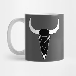 inveted Geo-Bull Skull Mug